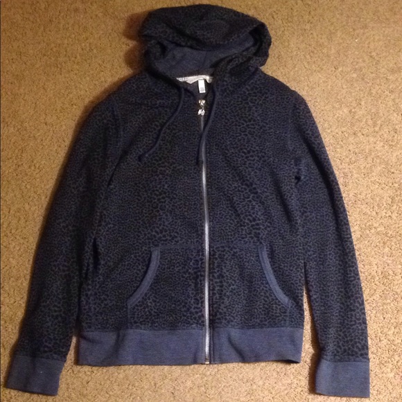 Victoria's Secret Blue leopard jacket - Picture 2 of 2